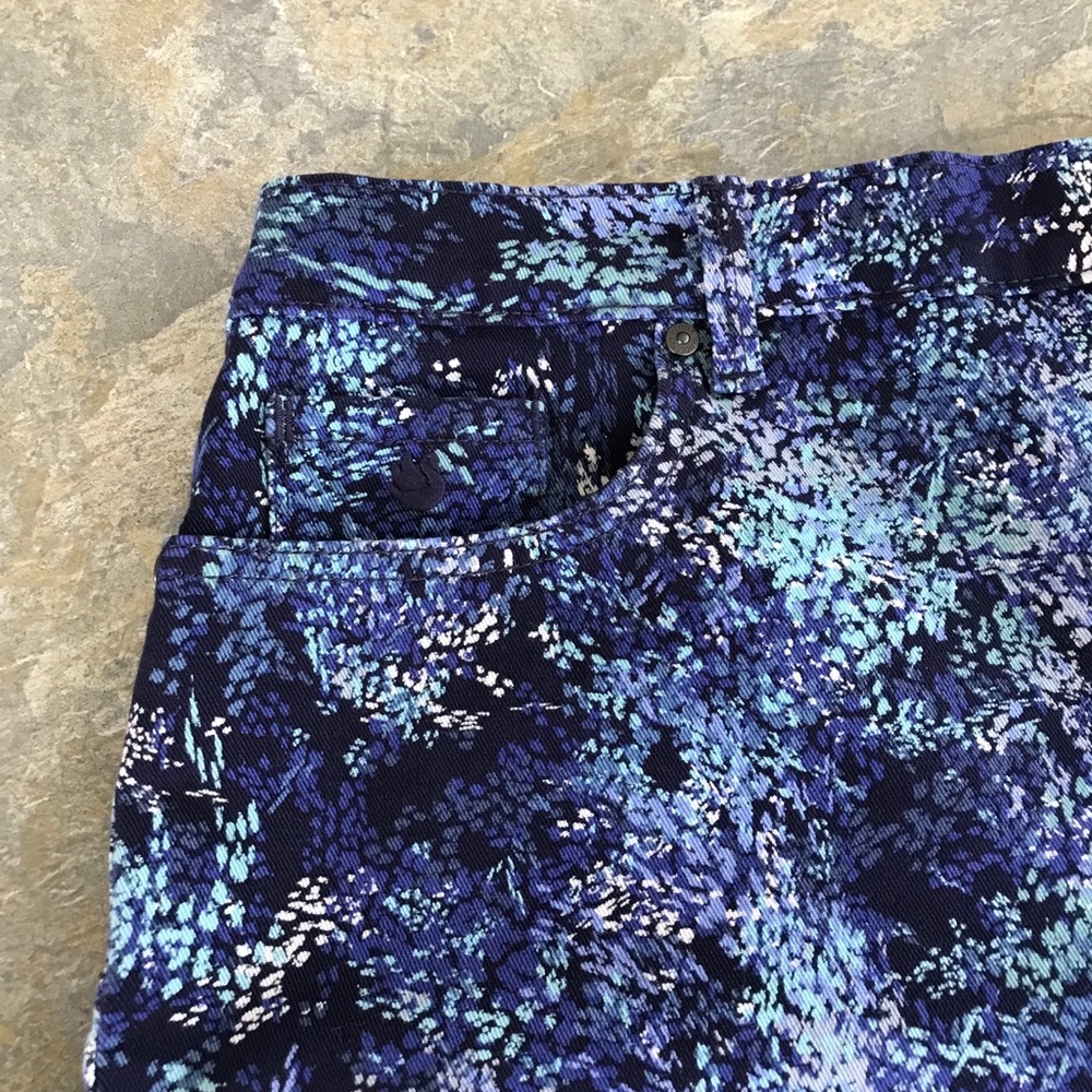Gloria Vanderbilt Shorts, Blue Speckled, 16, NWT - Picture 3 of 11